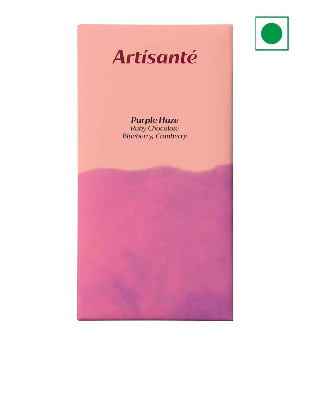 

Artisante Purple Haze Ruby Chocolate Blueberry Cranberry 70 gms, Brown