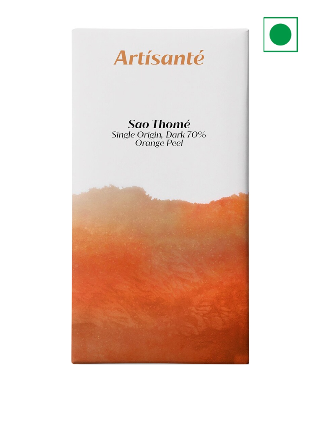 

Artisante Sao Thome Single Origin Dark 70% Orange Peel 70 gm, Brown