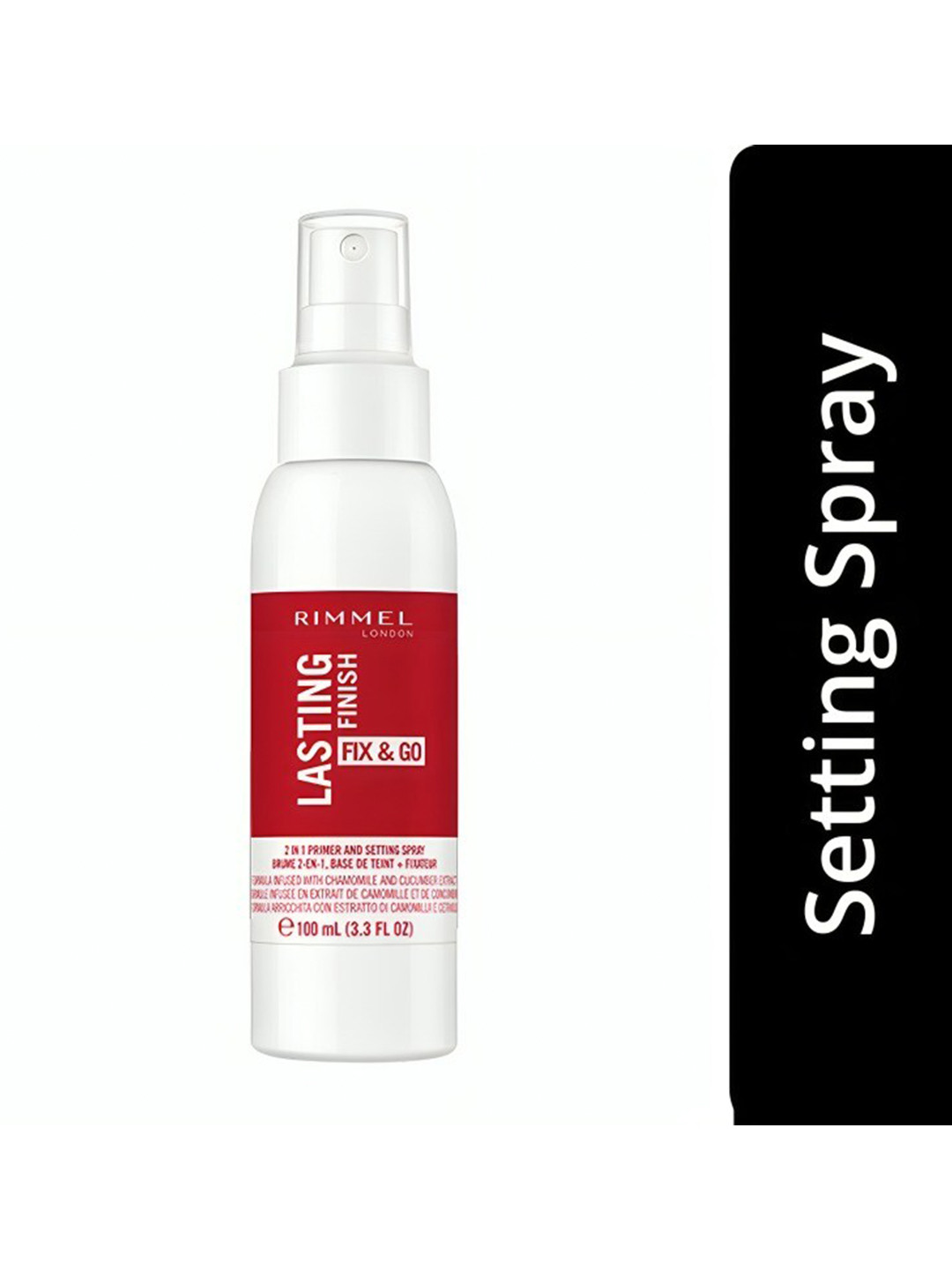 

Rimmel London Lasting Finish Fix & Go Setting Spray - 100 ml, Red