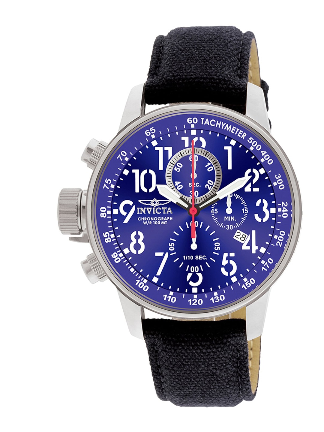 

Invicta Men Stainless Steel Textured Straps Analogue Motion Powered Watch 1513, Blue