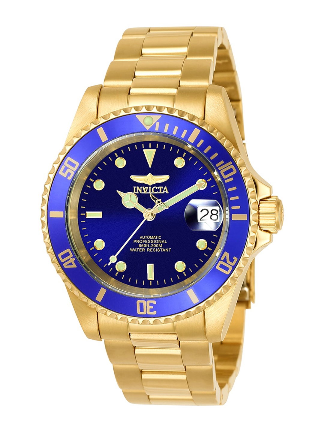 

Invicta Pro Diver Men Stainless Steel Analogue Automatic Motion Powered Watch 8930OB, Blue