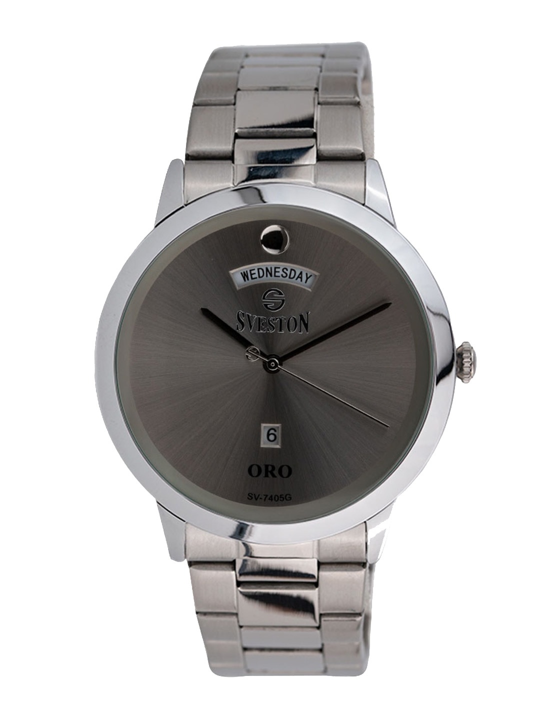 

SVESTON Men Bracelet Style Straps Analogue Watch SV-7405GGRS2, Grey