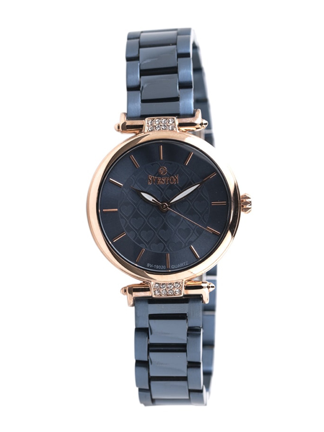 

SVESTON Women Stainless Steel Bracelet Style Straps Analogue Watch SV-19020LBLRGBL, Blue