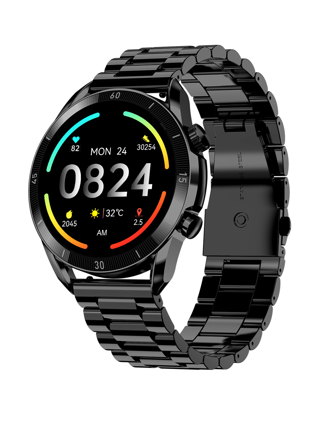 

Fire-Boltt Legacy 1.43" AMOLED Smart Watch With Bluetooth Calling & Wireless Charging, Black