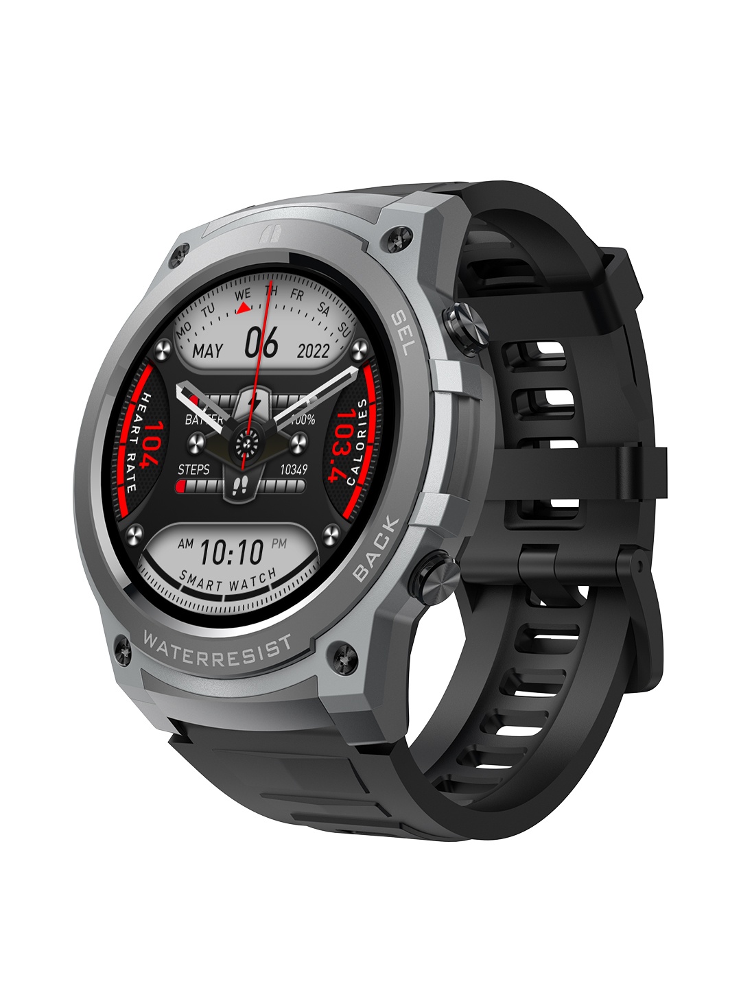 

Fire-Boltt Crusader 1.43" Amoled Display Bluetooth Calling Smartwatch, Grey