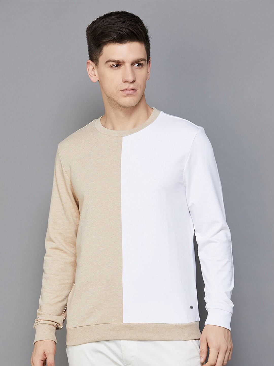 

CODE by Lifestyle Colourblocked Sweatshirt, White