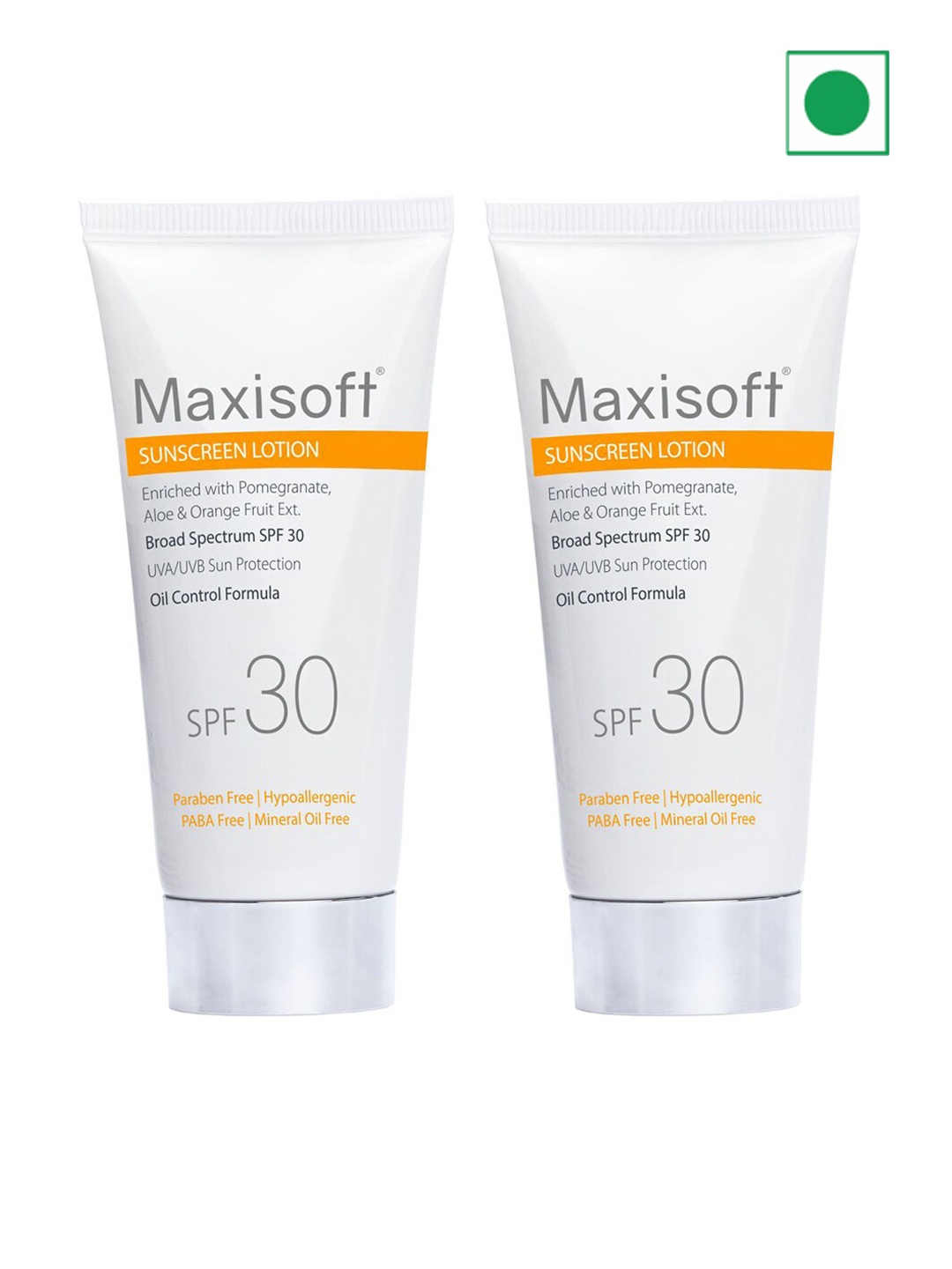 

Maxisoft Set Of 2 Sunscreen Lotion SPF 30 - 50ml Each, Na
