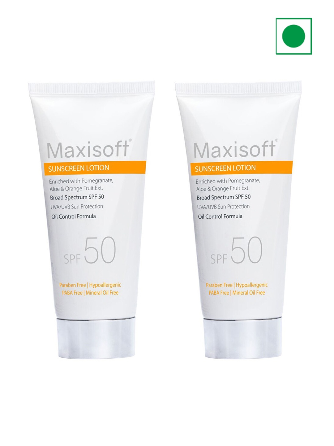 

Maxisoft Set Of 2 Sunscreen Lotion SPF 50 - 50ml Each, Na