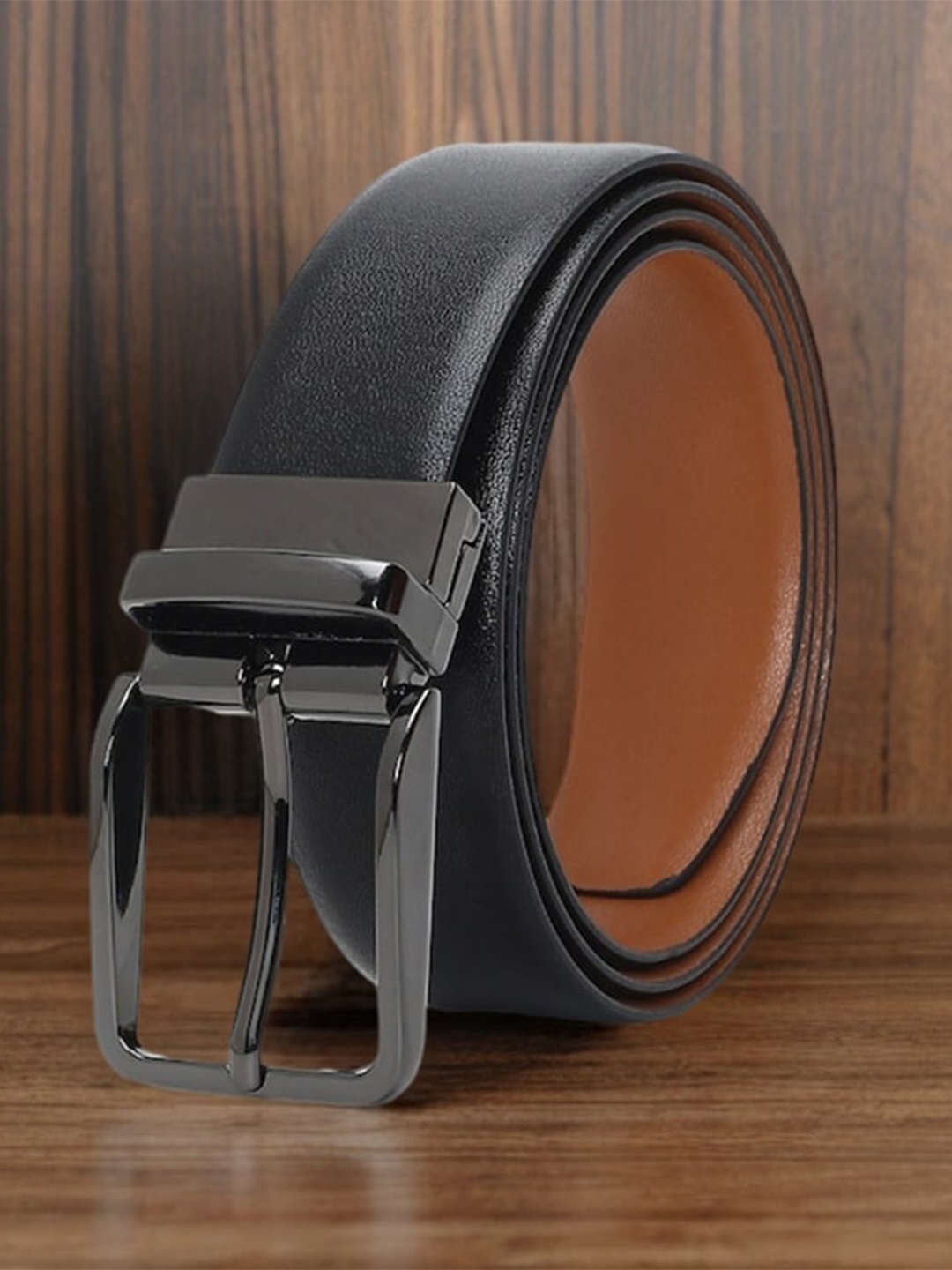

Kastner Men Leather Reversible Formal Belt, Black