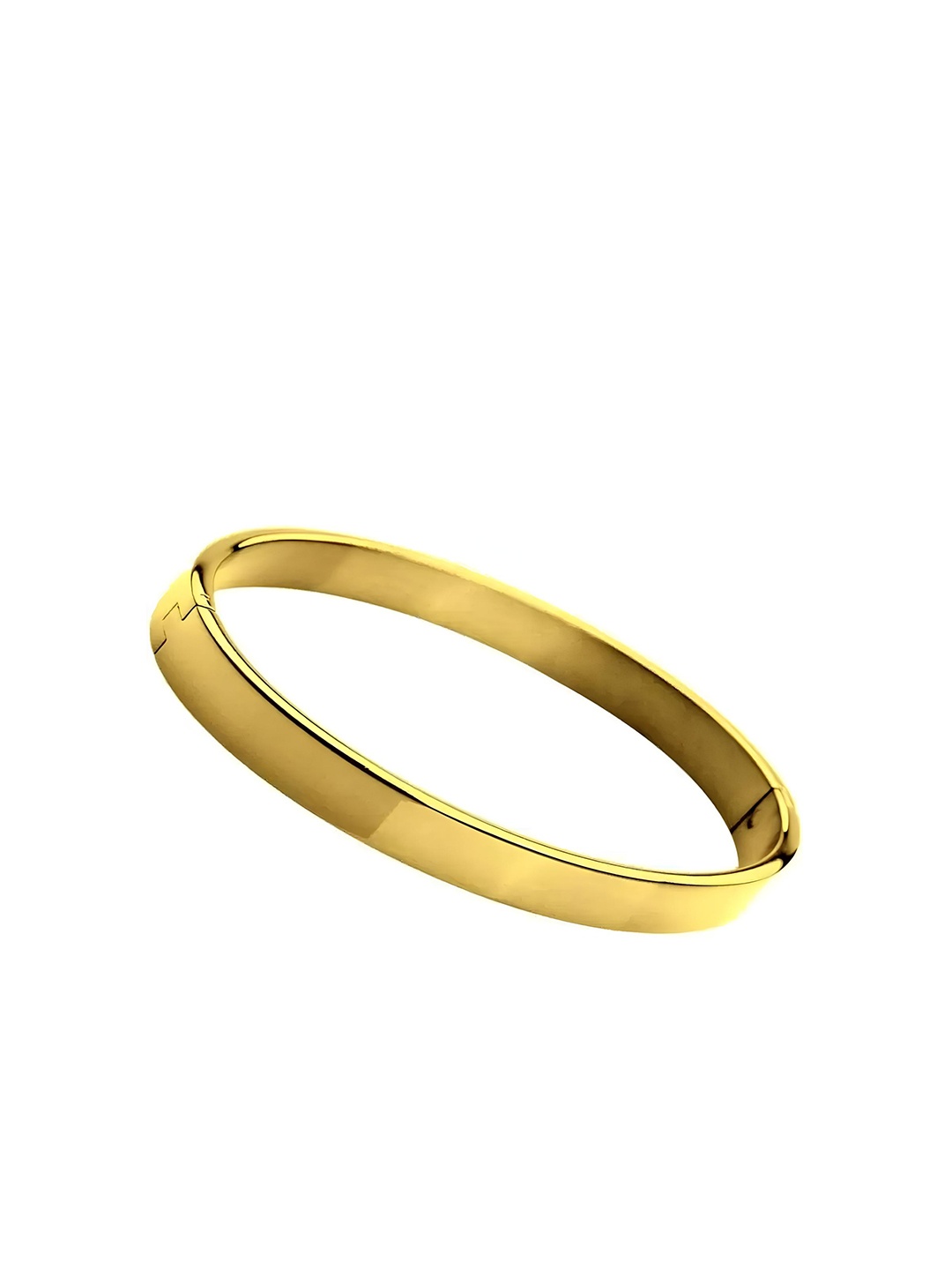 

KARISHMA KREATIONS Unisex Gold-Plated Kada Bracelet