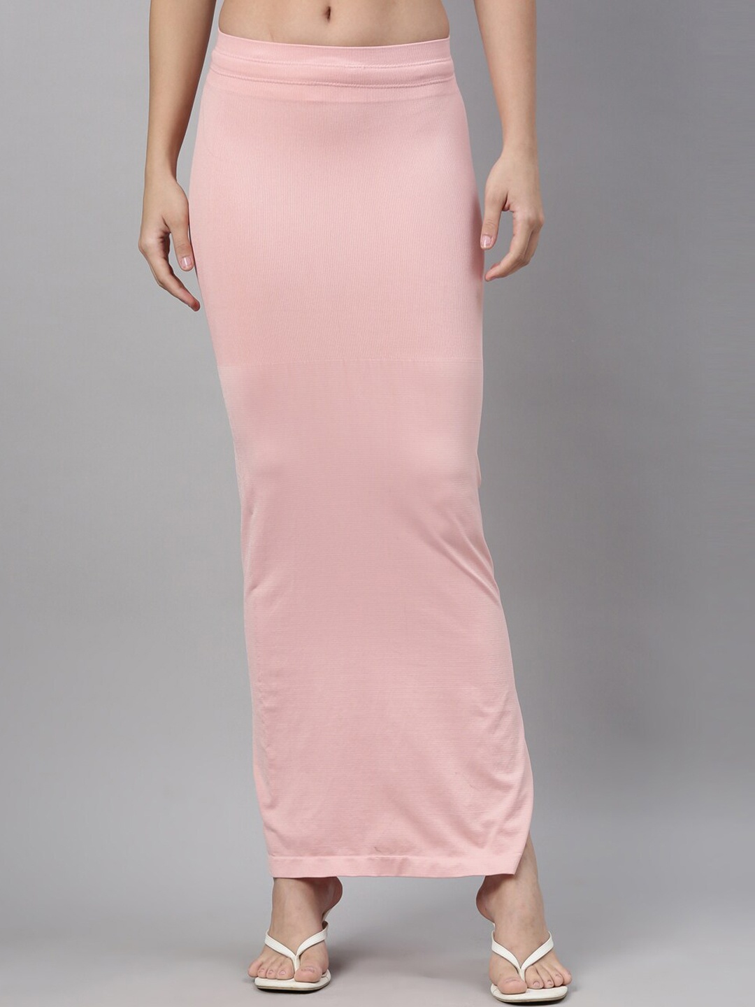 

GOLDSTROMS Ribbed Saree Shapewear, Pink