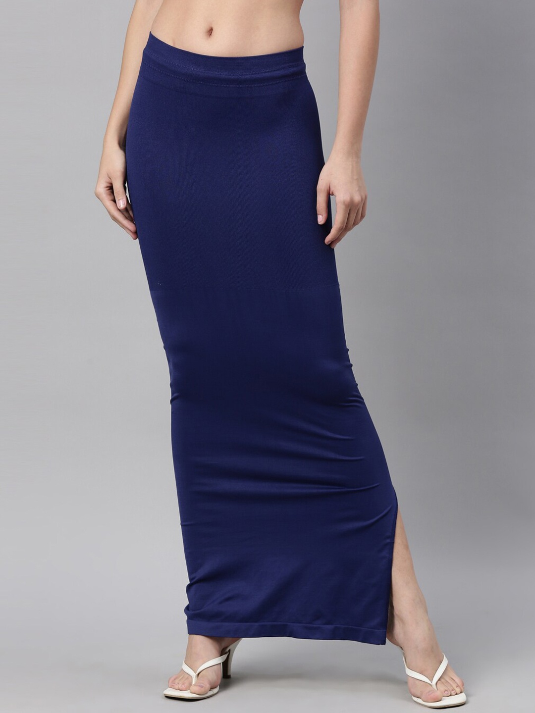 

GOLDSTROMS Ribbed Saree Shapewear, Blue