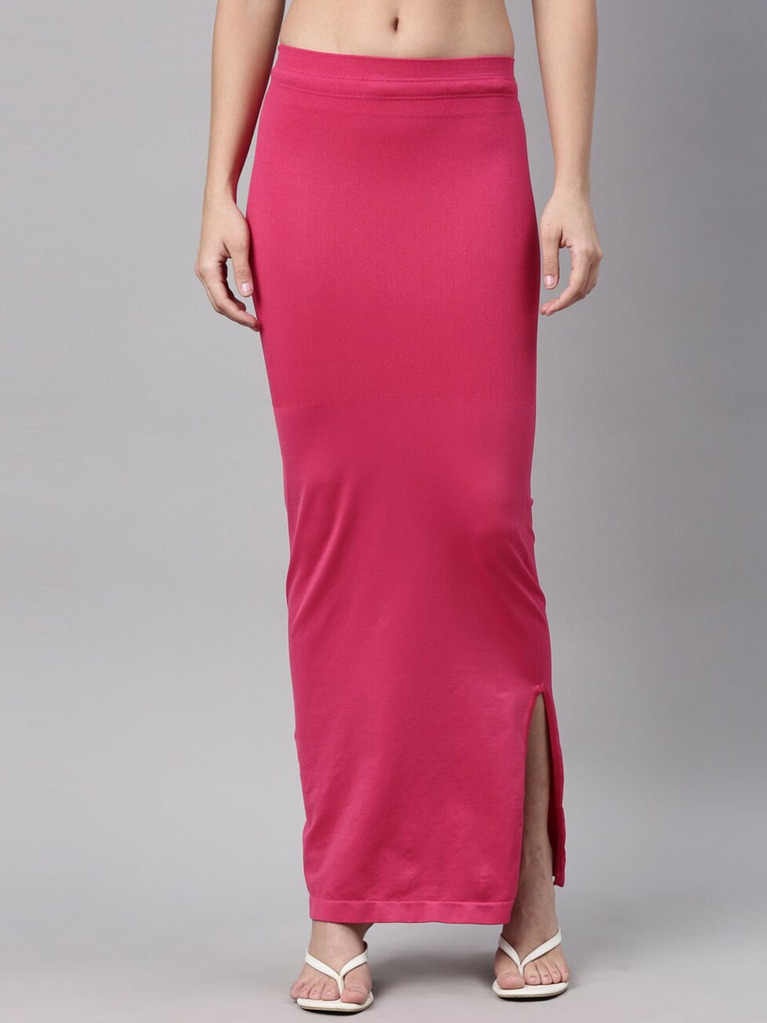 

GOLDSTROMS Ribbed Saree Shapewear, Pink