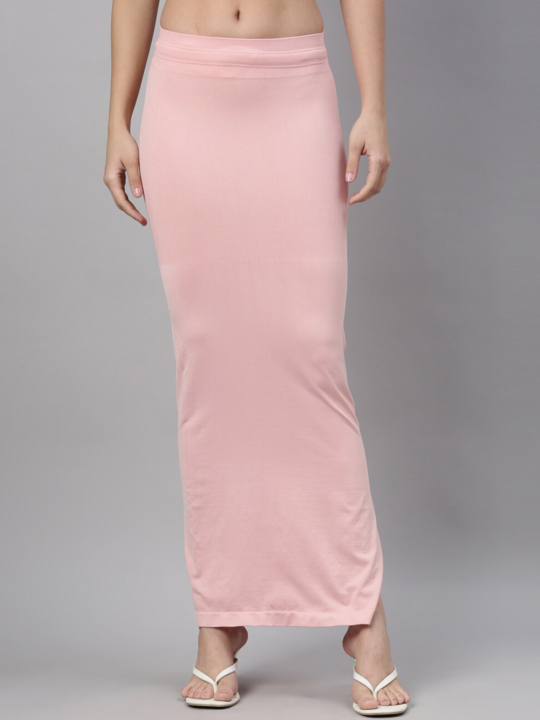 

GOLDSTROMS Ribbed Saree Shapewear, Pink