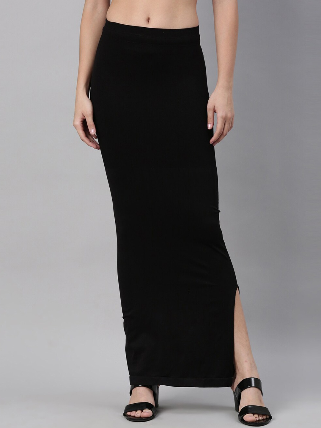

GOLDSTROMS Ribbed Saree Shapewear, Black