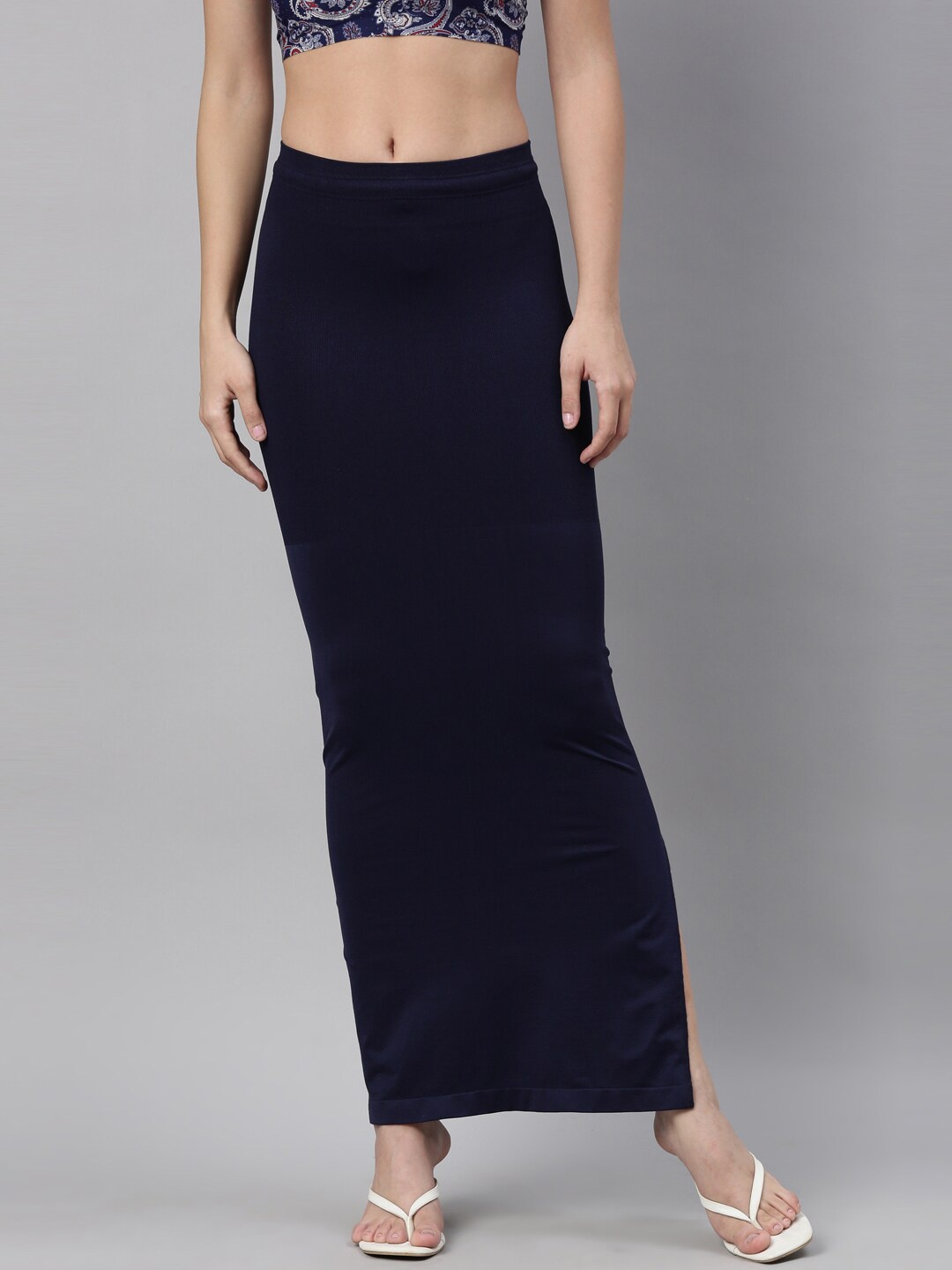

GOLDSTROMS Ribbed Saree Shapewear, Navy blue