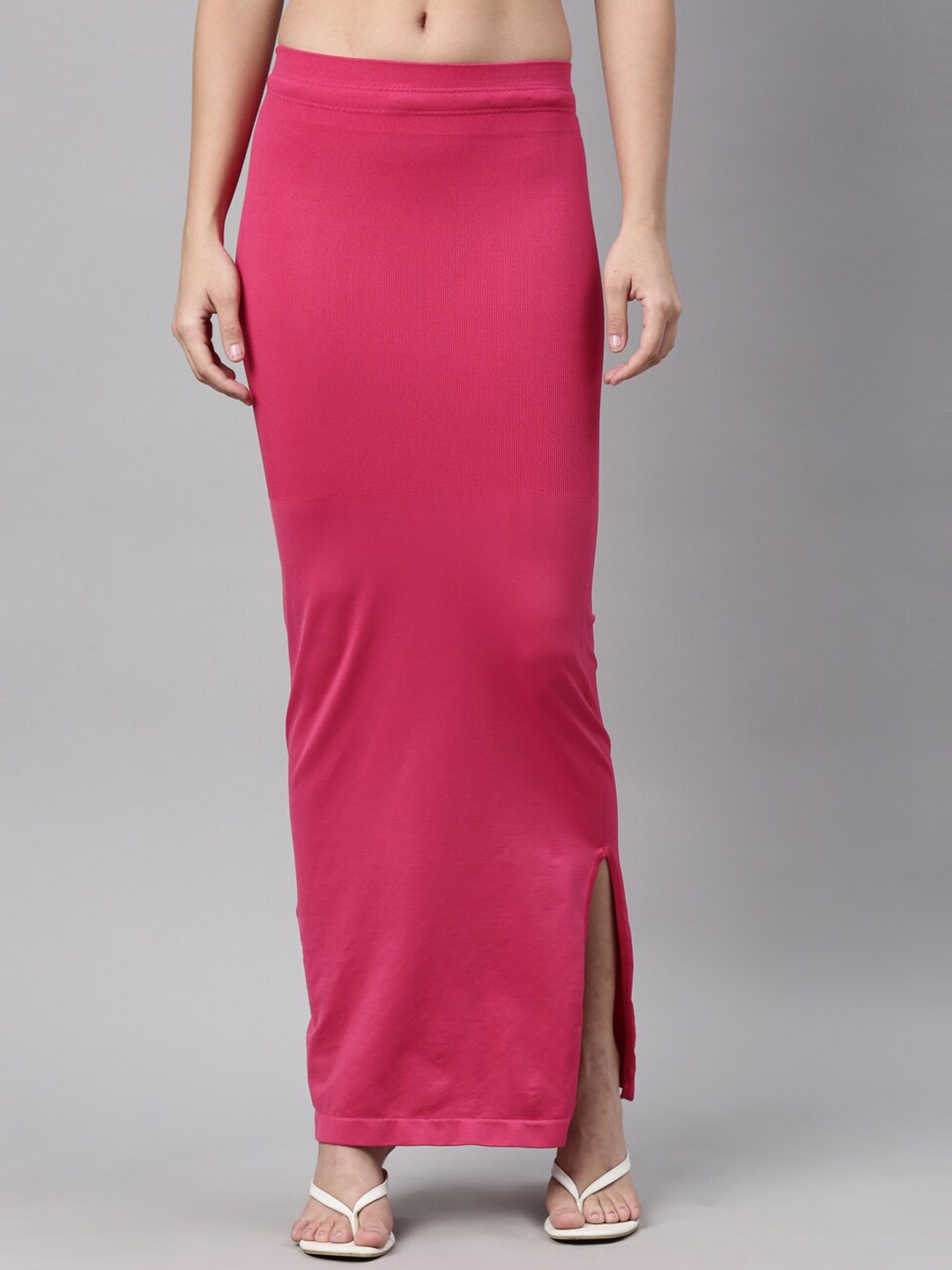 

GOLDSTROMS Ribbed Saree Shapewear, Fuchsia