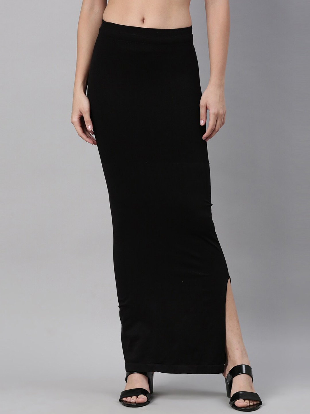 

GOLDSTROMS Ribbed Saree Shapewear, Black