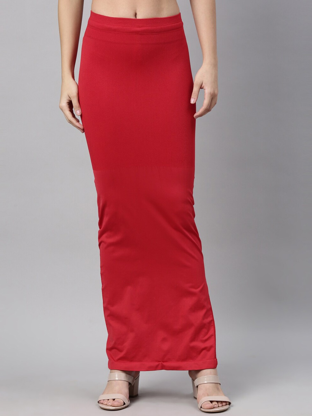 

GOLDSTROMS Ribbed Saree Shapewear, Red