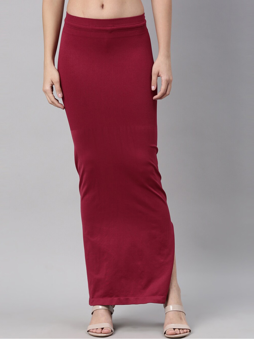 

GOLDSTROMS Ribbed Saree Shapewear, Burgundy