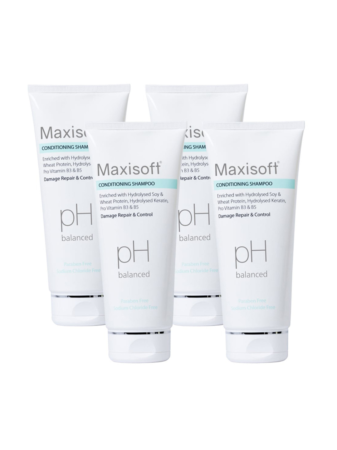 

Maxisoft Set Of 4 Conditioning Shampoo For Damage Repair & Control - 200ml Each, Na