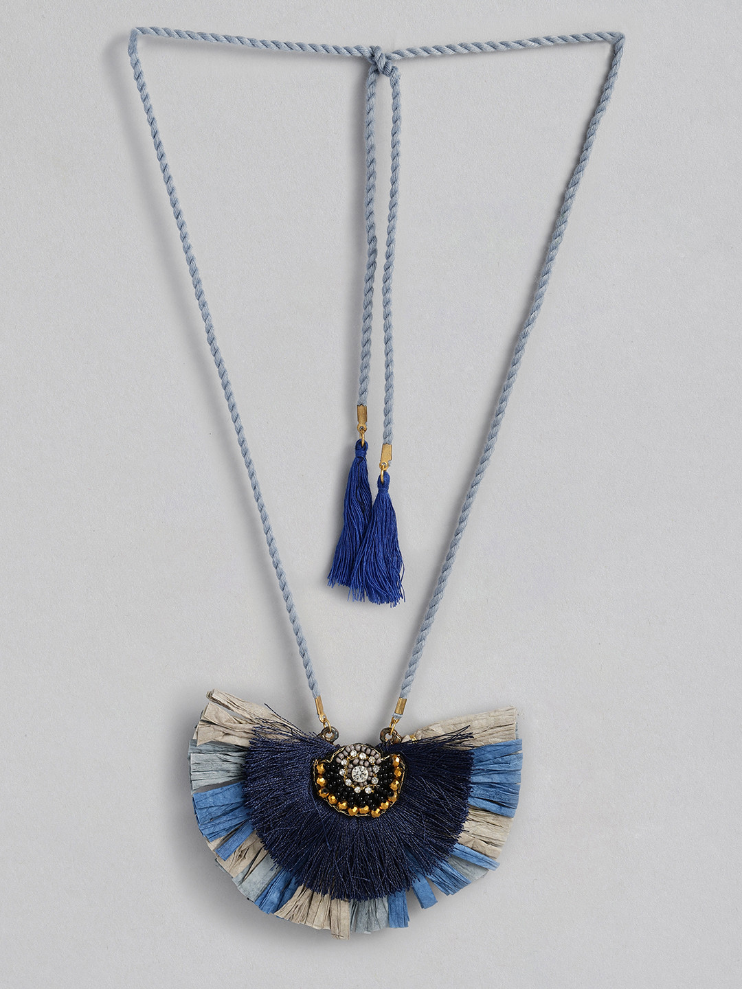 

Sangria Statement Necklace, Blue