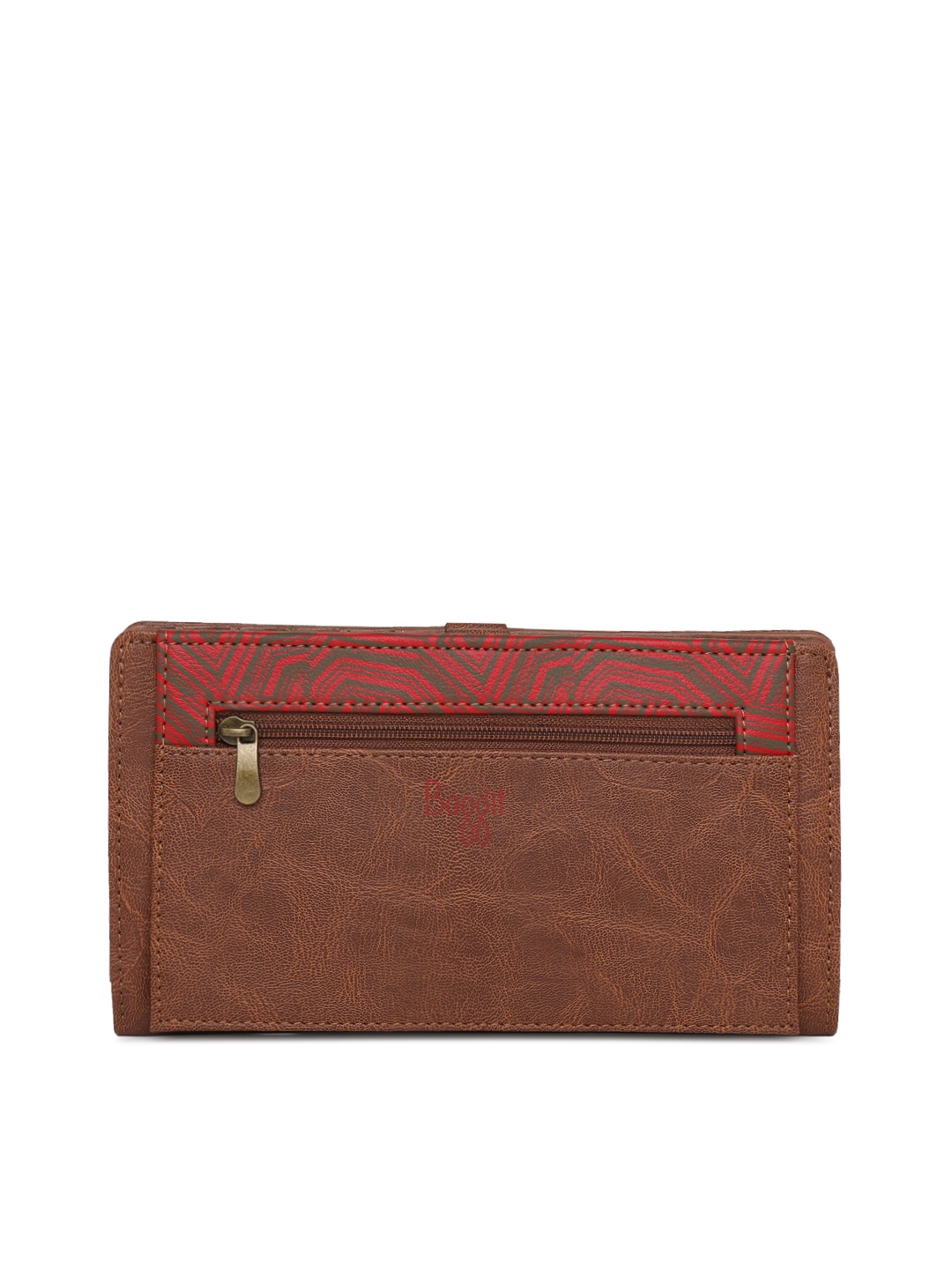 

Baggit Women Brown Printed Two Fold Wallet