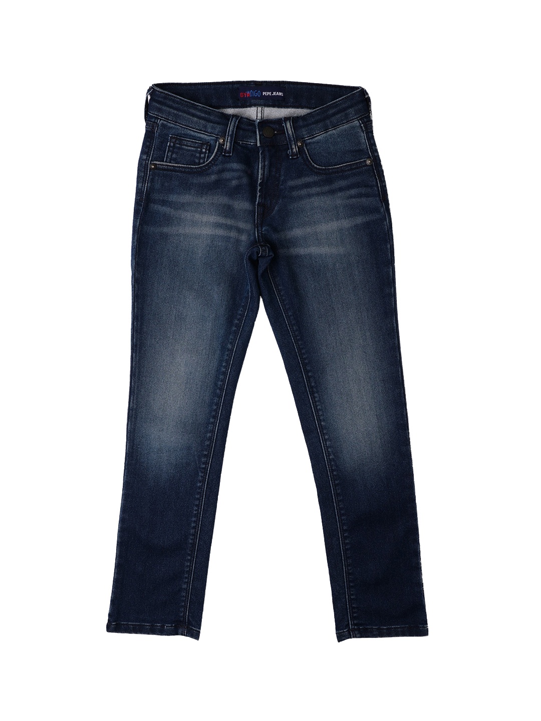 

Pepe Jeans Boys Slim Fit Mid-Rise Light Fade Stretchable Clean Look Jeans, Blue