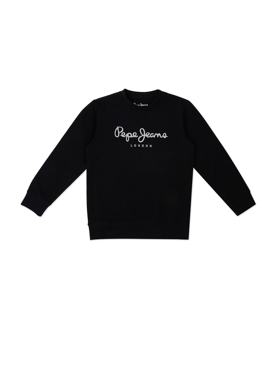 

Pepe Jeans Boys Benjamin Typography Printed T-Shirt, Black