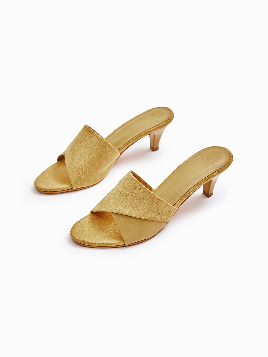 

The Label Life Open Toe Kitten Heels, Yellow