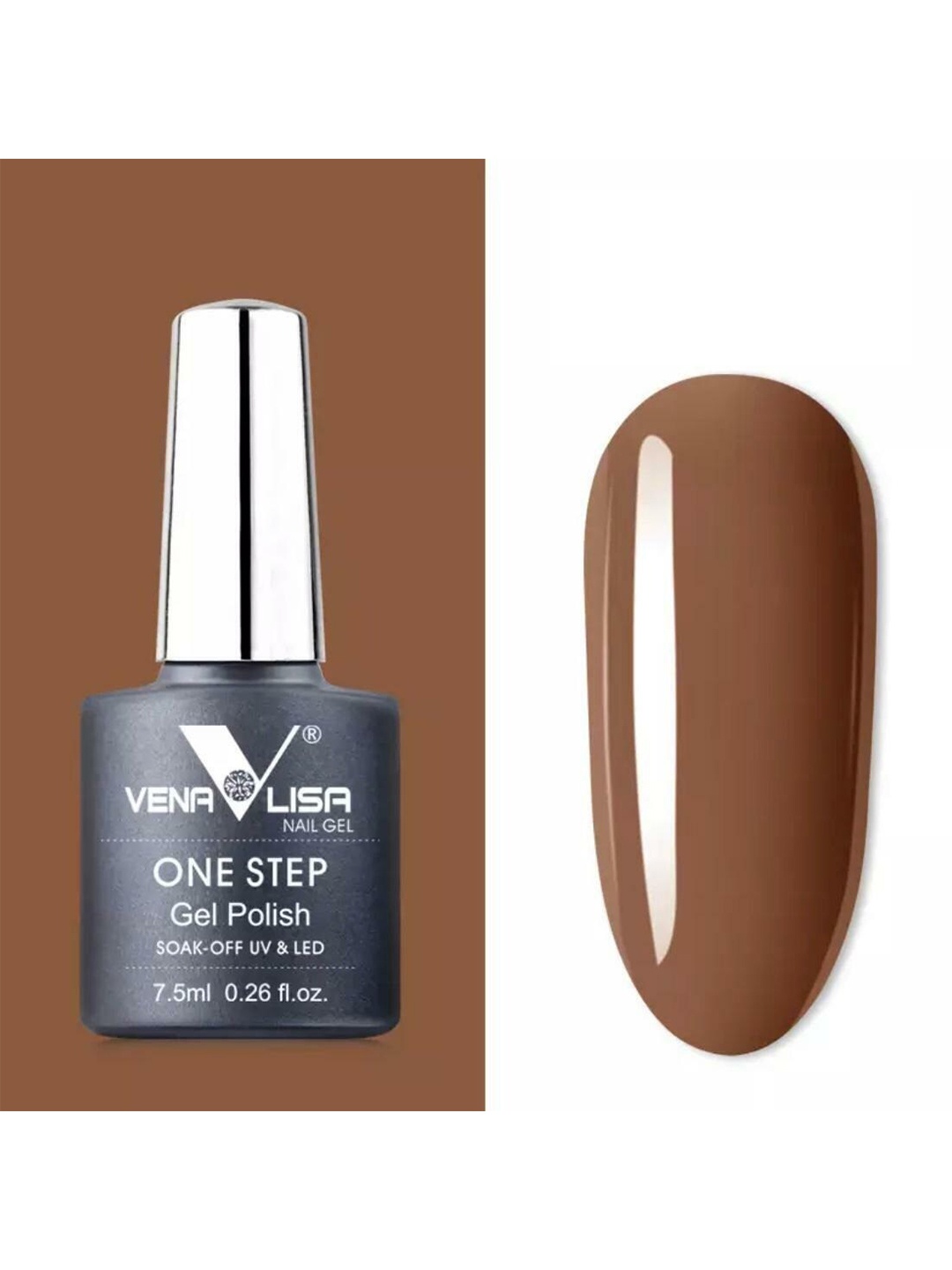 

VENALISA One Step Gel Polish Soak Off & UV & LED - 978, Brown