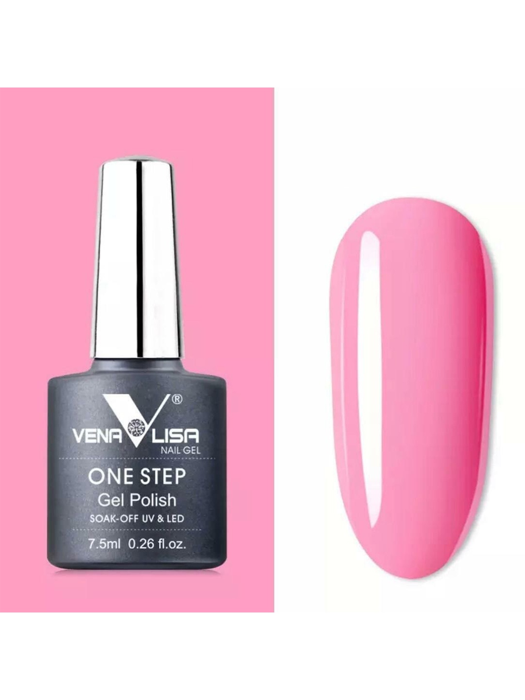 

VENALISA One Step Gel Polish Soak Off UV & LED Varnish Nail Gel -7.5ml - 980, Multi