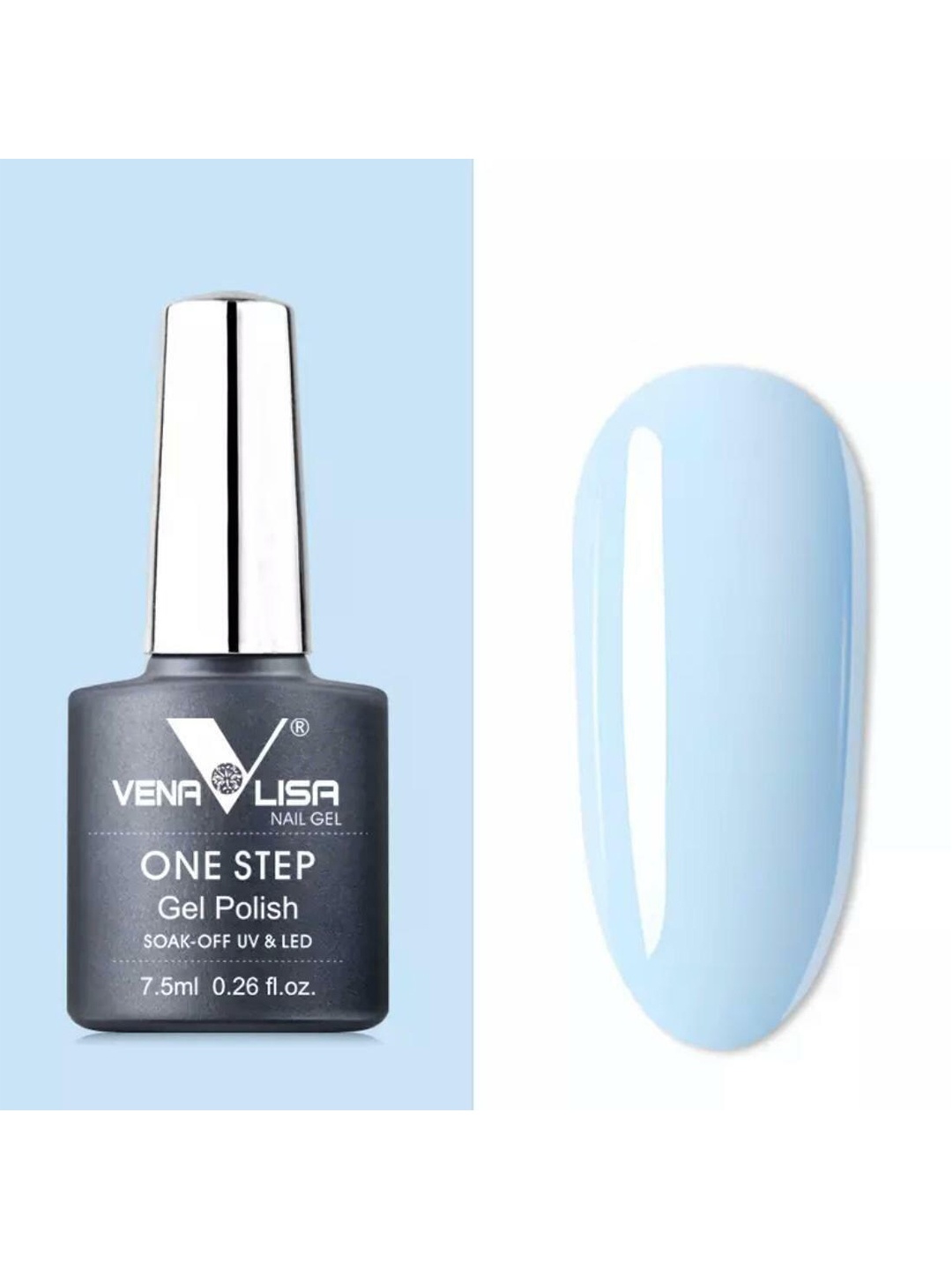 

VENALISA One Step Gel Polish Soak Off UV & LED Varnish Nail Gel -7.5ml - 991, Multi