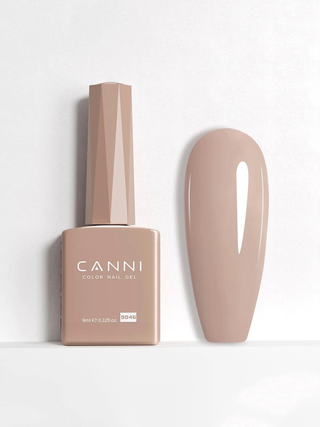 

CANNI UV LED Soak Off Hema Free Nail Gel Polish 9ml - 9046, Nude