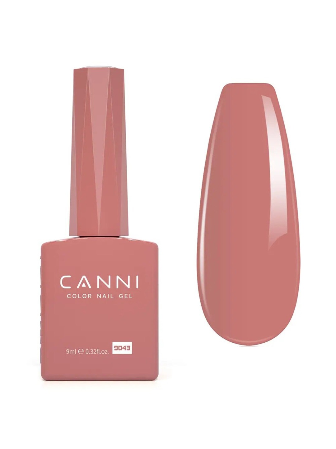 CANNI Nude Color Gel Soak Off Nail Polish - 9ml - 9043, Multi
