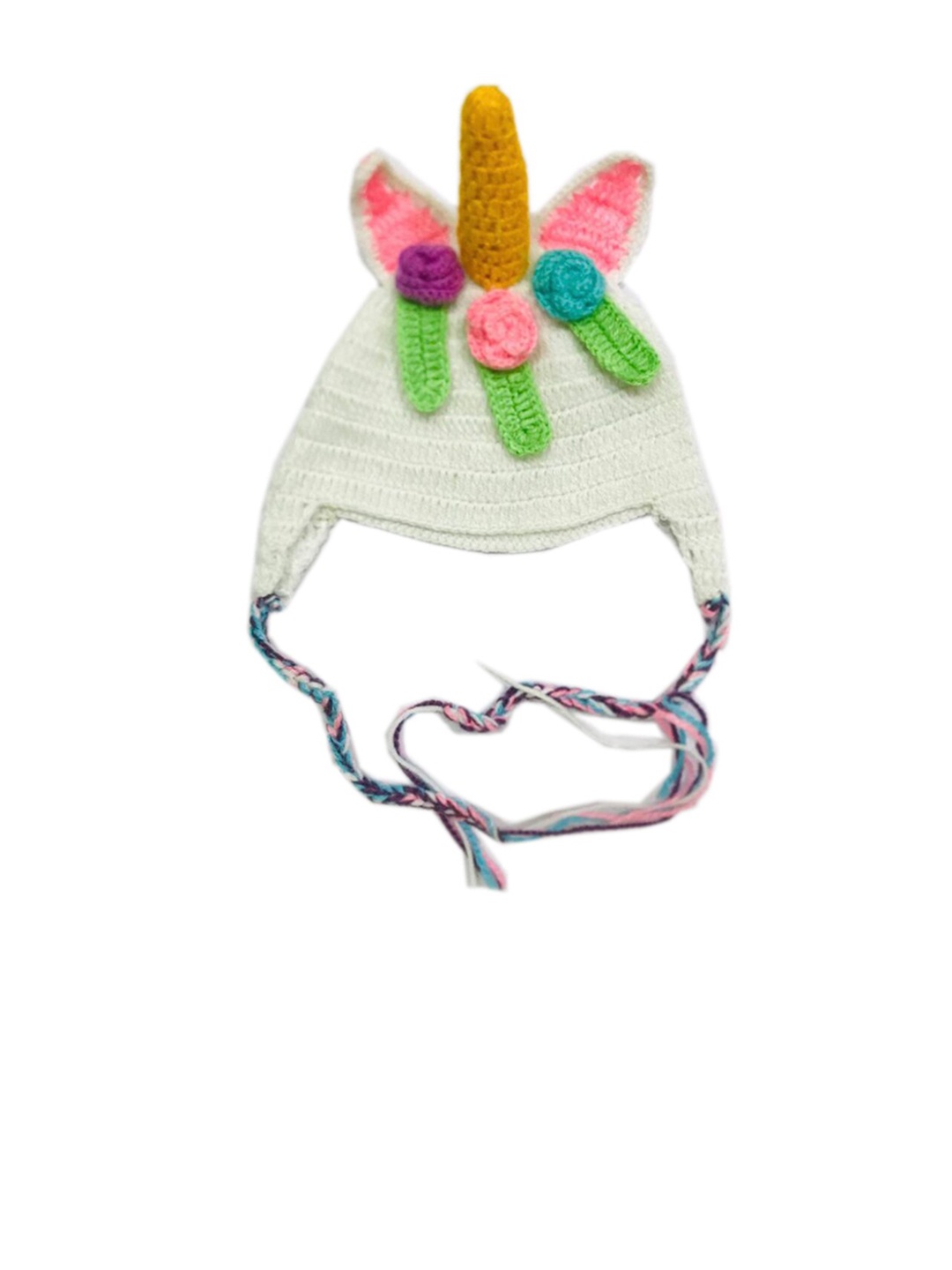 

Babymoon Infants Baby Crochet Cap Photoshoot Props, Off white