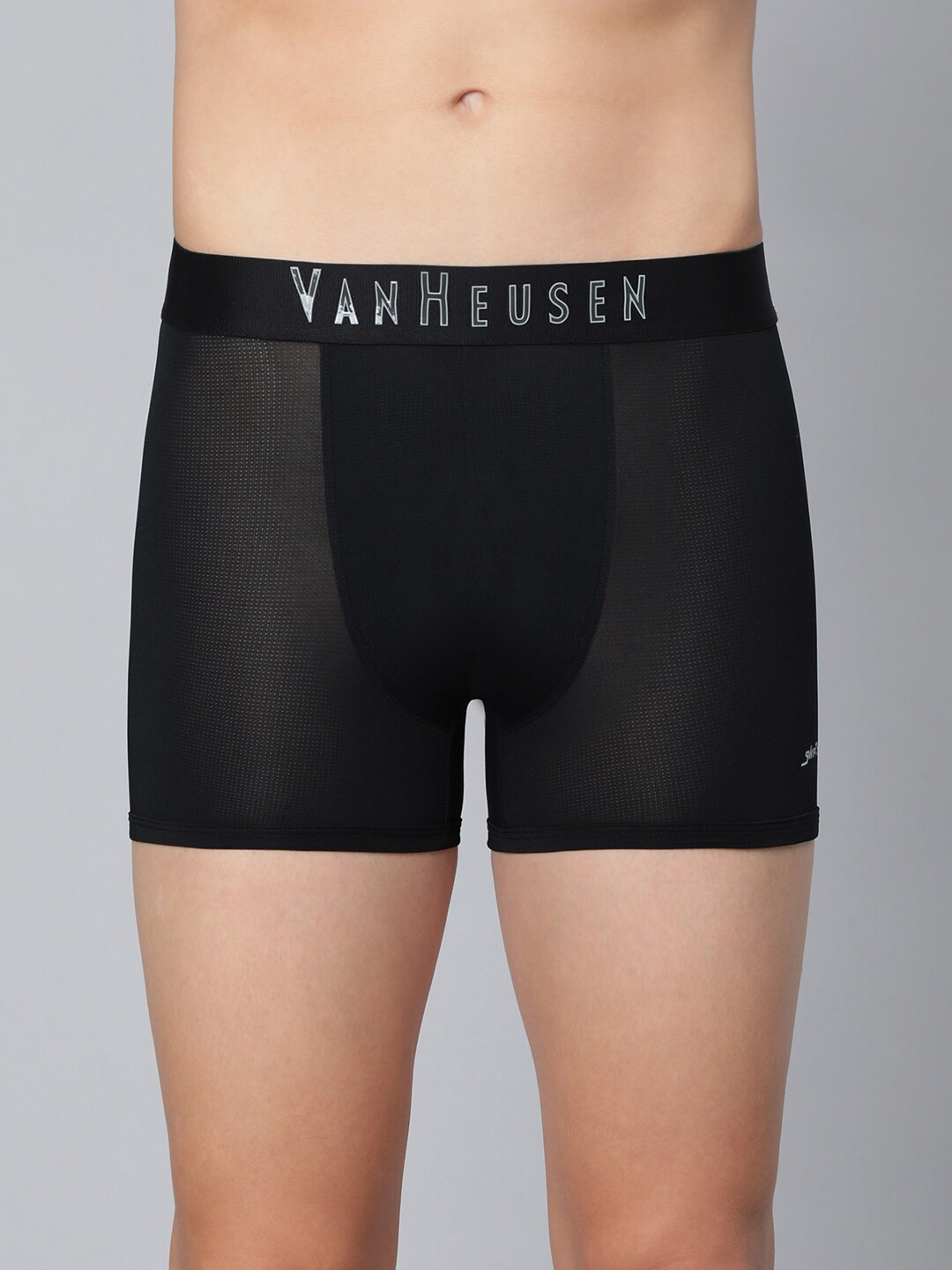 

Van Heusen Swift Dry High Stretch Mesh AIR Series Active Trunks, Black