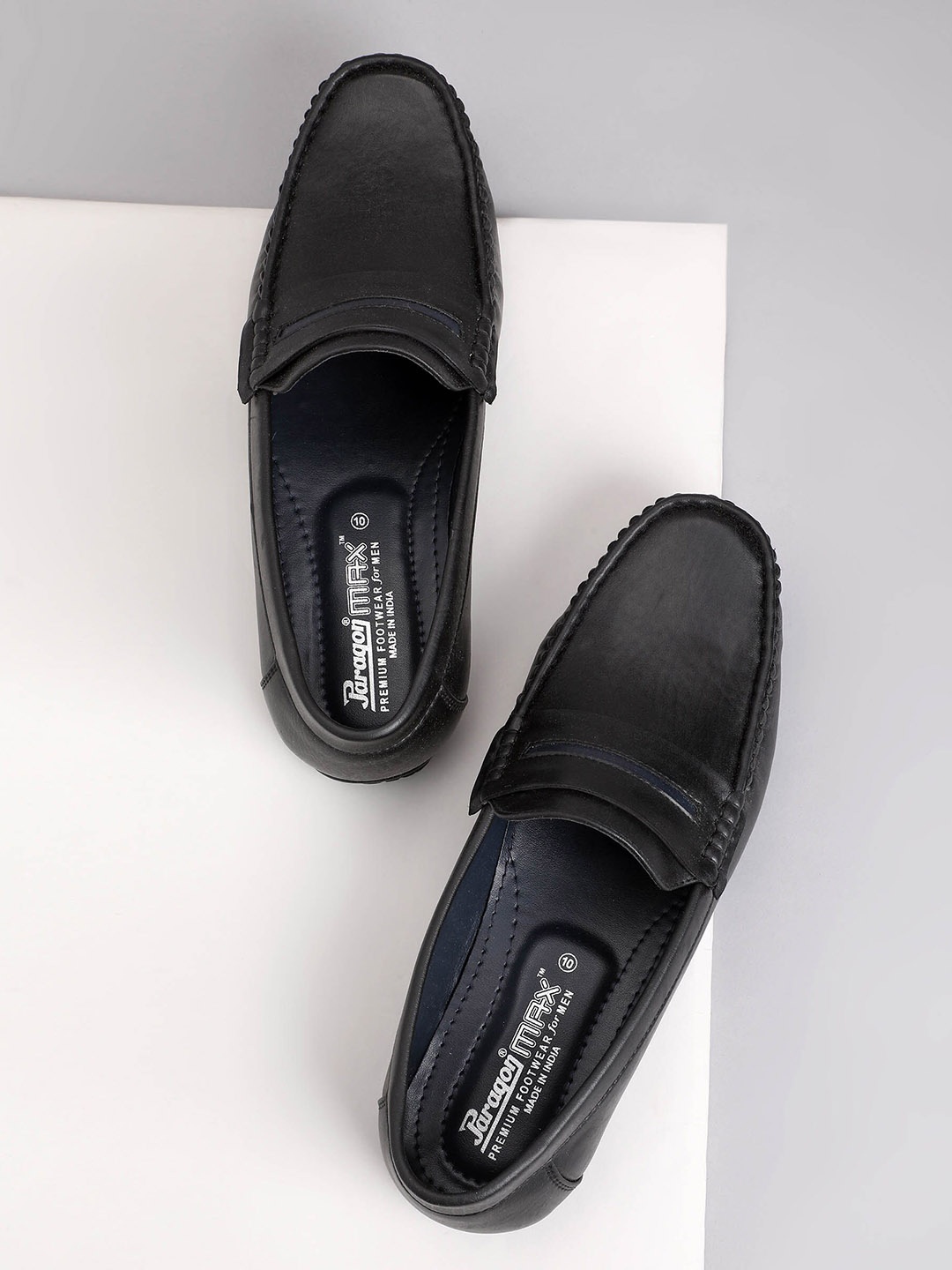 Paragon Men Formal Slip-On Loafers, Black