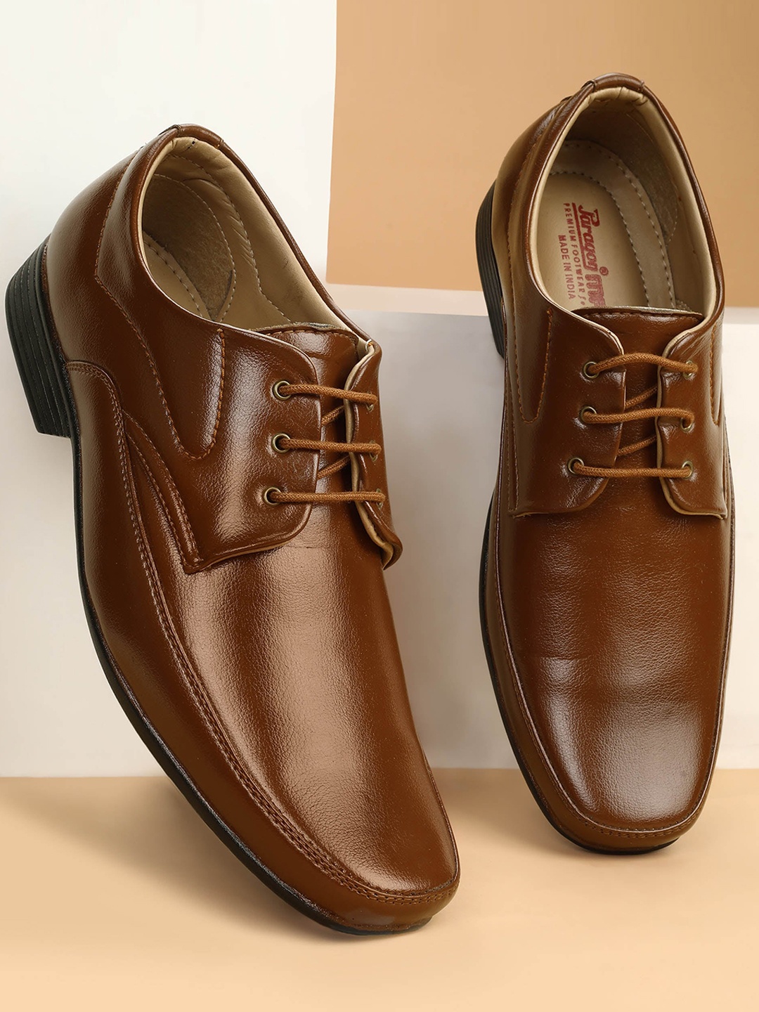 

Paragon Men Formal Lace-Ups Derbys, Brown