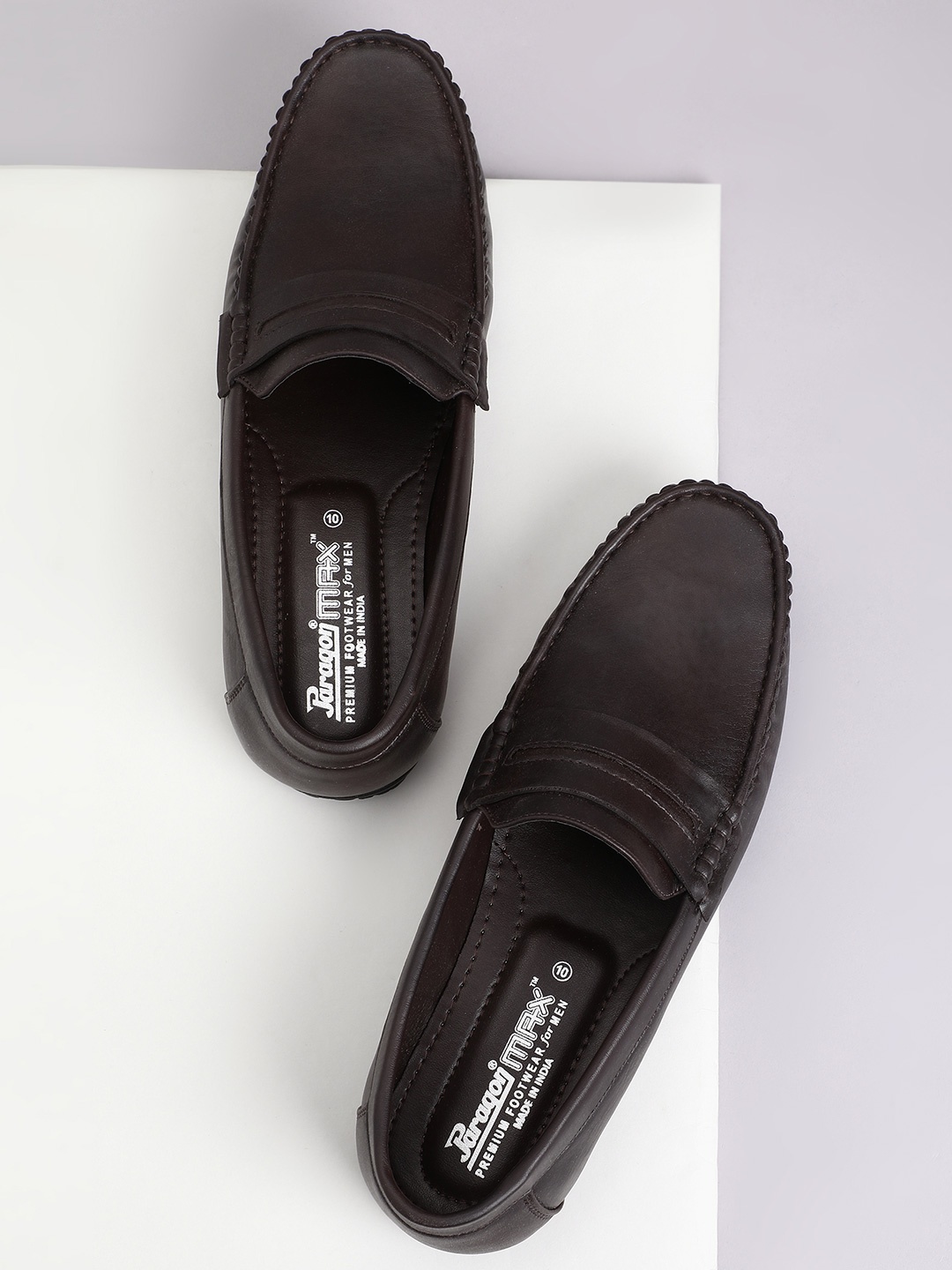 

Paragon Men Anti-Skid Sole Formal Loafers, Brown