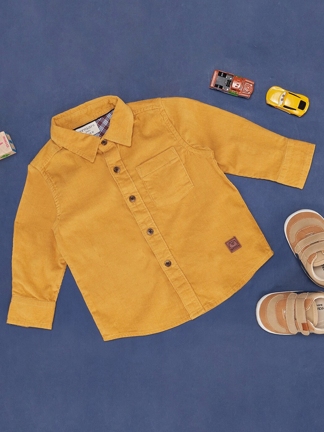 

Pantaloons Baby Infant Boys Classic Cotton Casual Shirt, Yellow