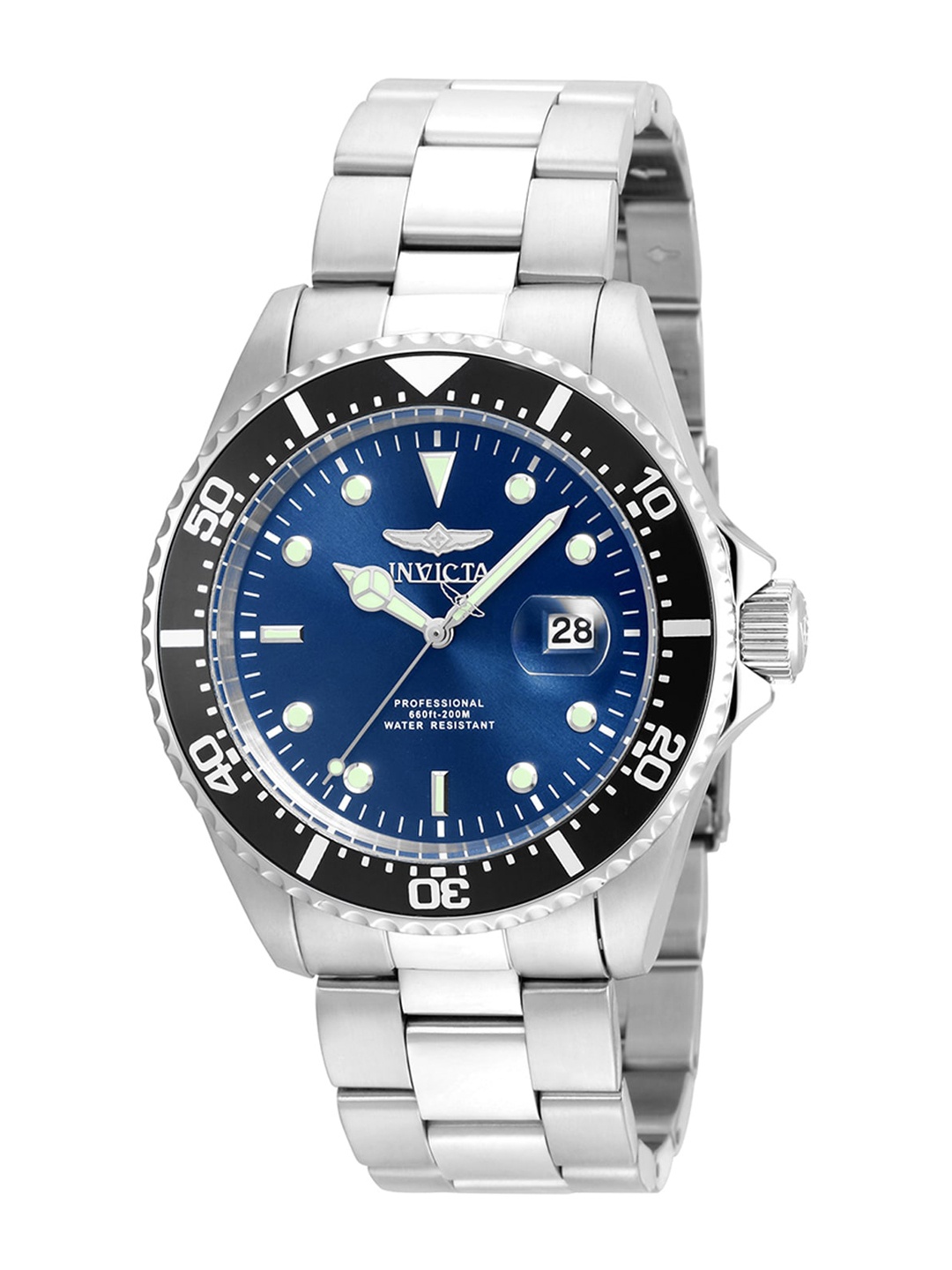 

Invicta Men Stainless Steel Bracelet Style Straps Motion Powered Analogue Watch, Blue