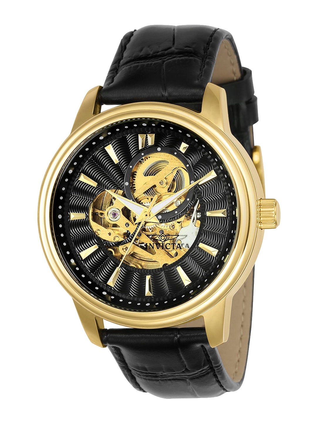 

Invicta Men Vintage Automatic Black Dial Analog Watch 22578