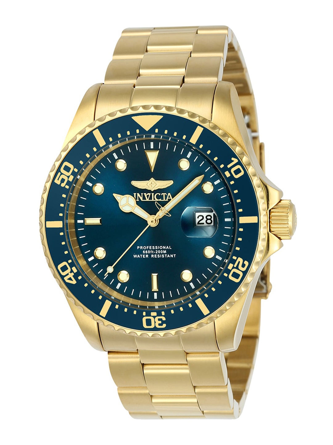 

Invicta Men Stainless Steel Bracelet Style Straps Motion Powered Analogue Watch, Blue