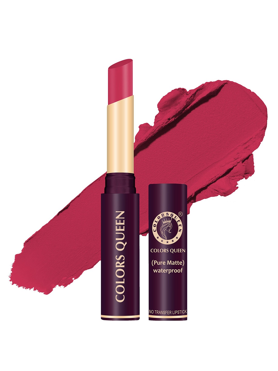 

Colors Queen Pure Matte Waterproof Non Transfer Lipstick - Pretty 39, Pink