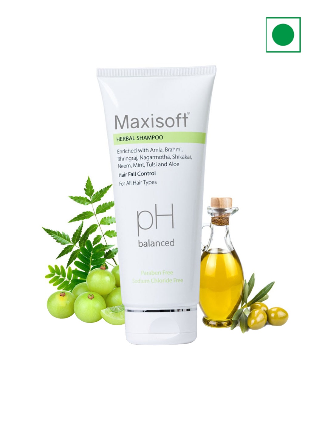 

Maxisoft Set Of 2 Herbal Shampoo 200ml Each, Na