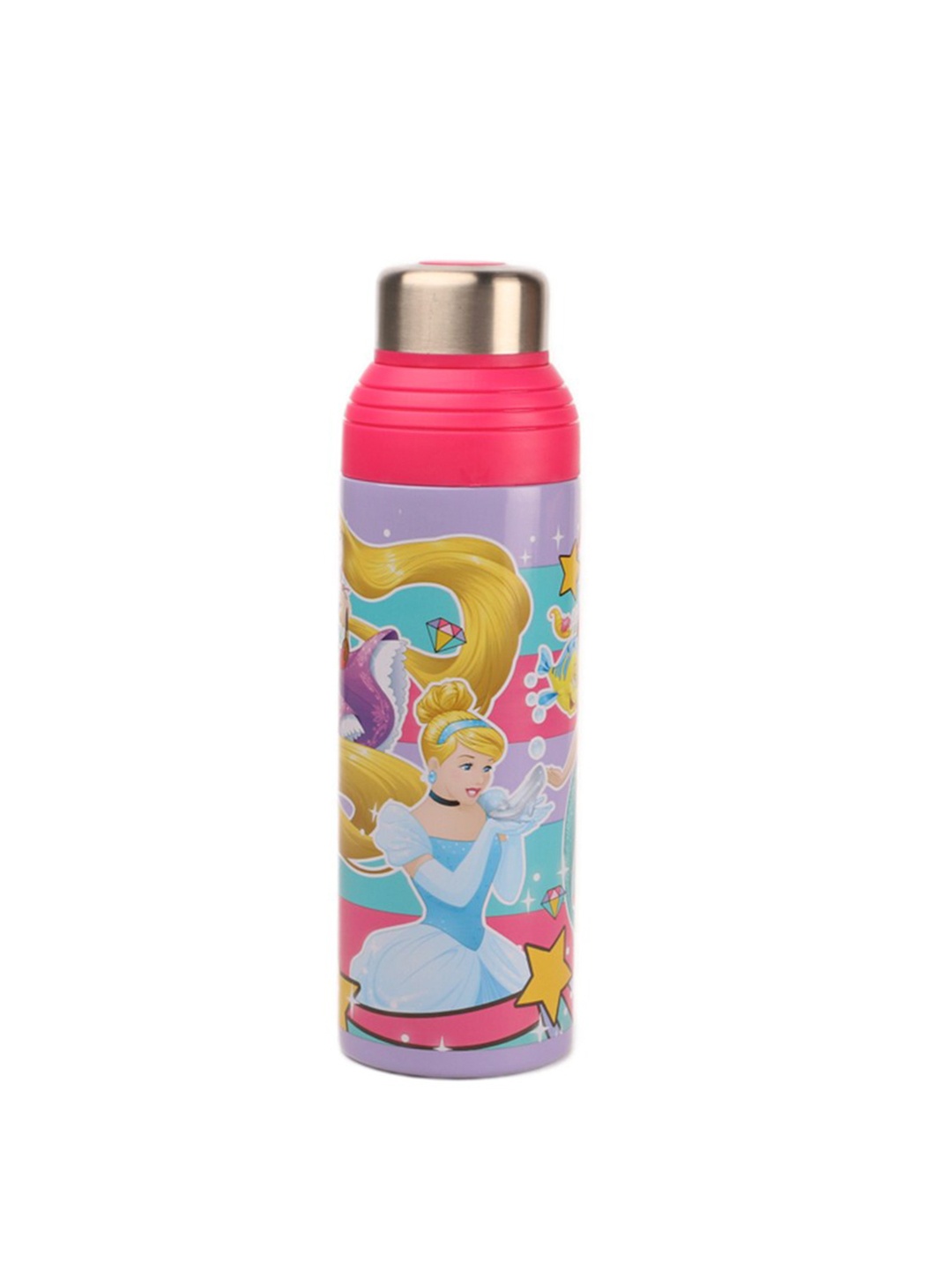 

Disney Purple & Pink Printed Water Bottle 500ml