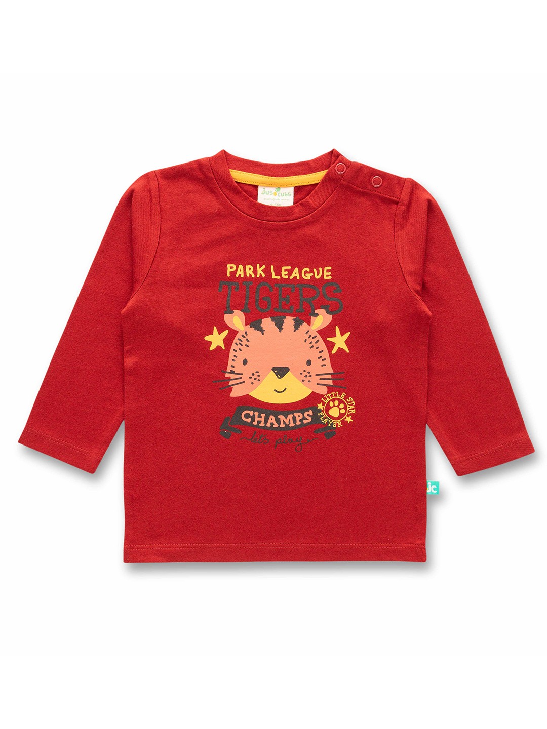 

JusCubs Infant Boys Graphic Printed Cotton T-shirt, Red