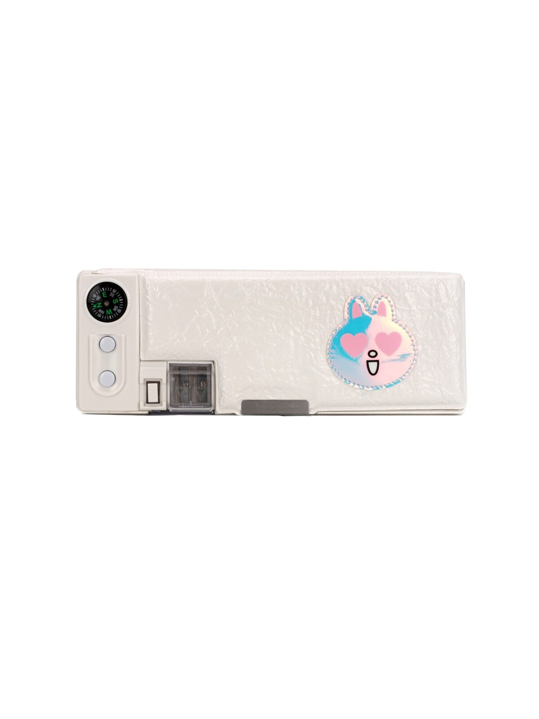 

QIPS Kids Magnetic Pencil Box, White