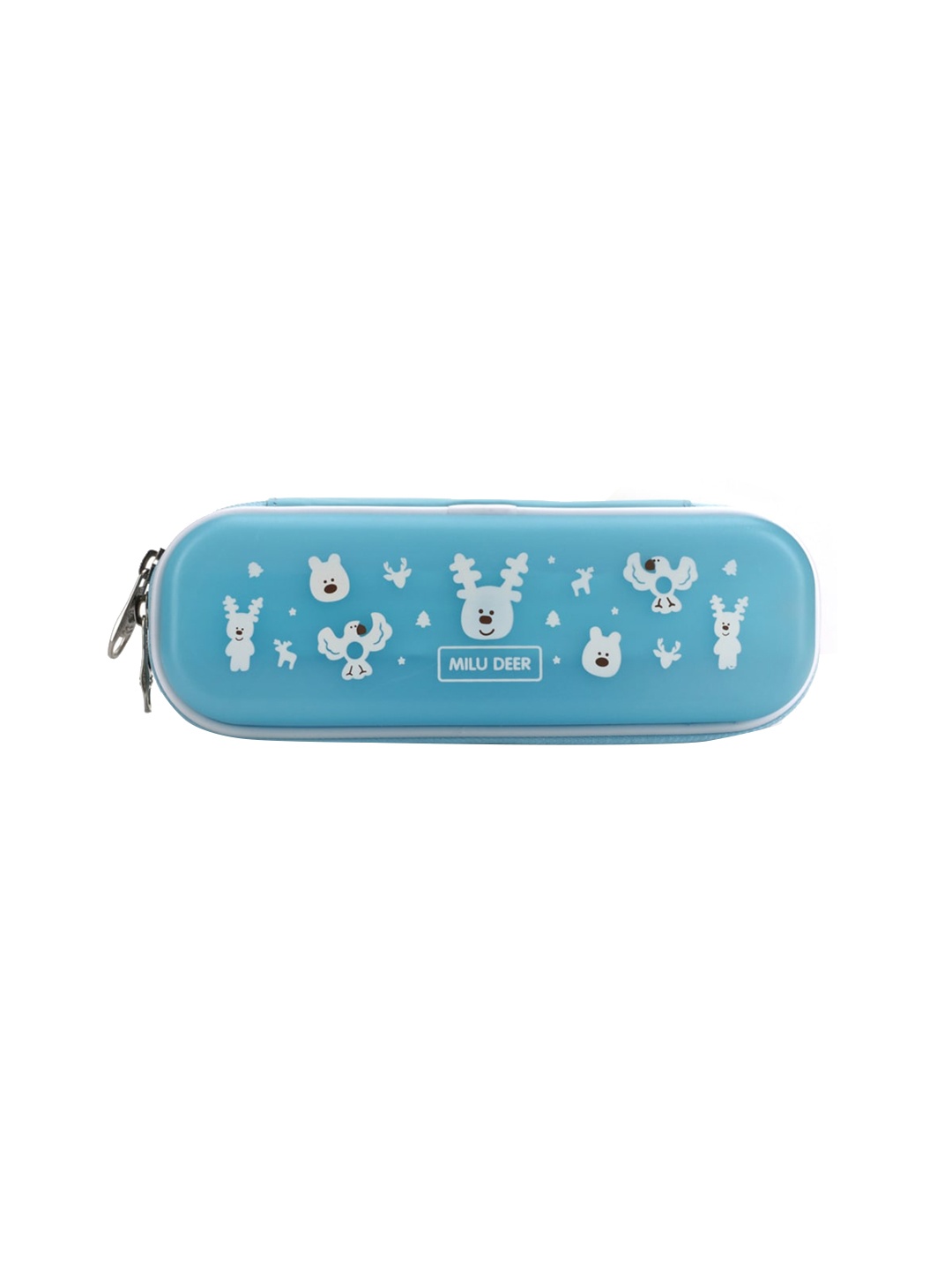 

QIPS Girls Printed Pencil Case, Blue